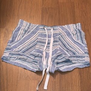 Blue cotton shorts